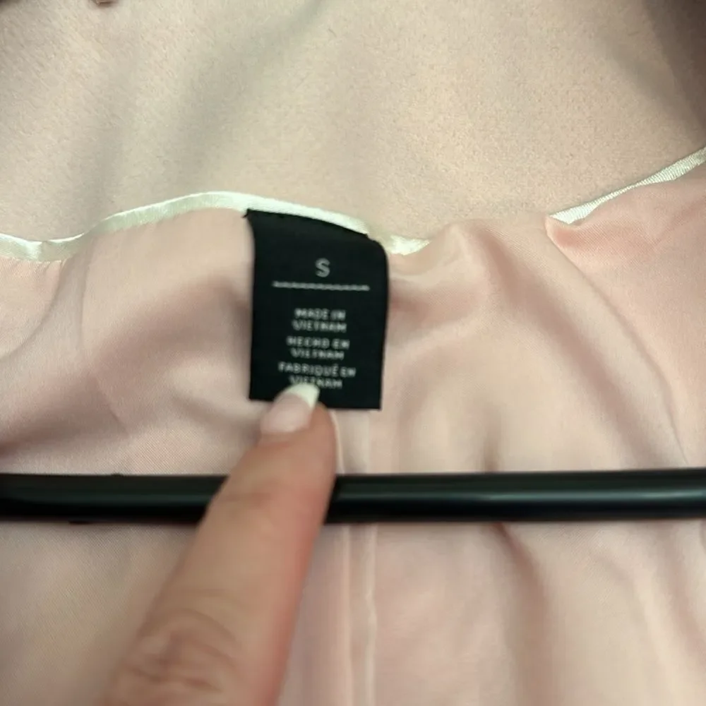 White House Black Market Pink Coat and NWT Matching Skirt SET